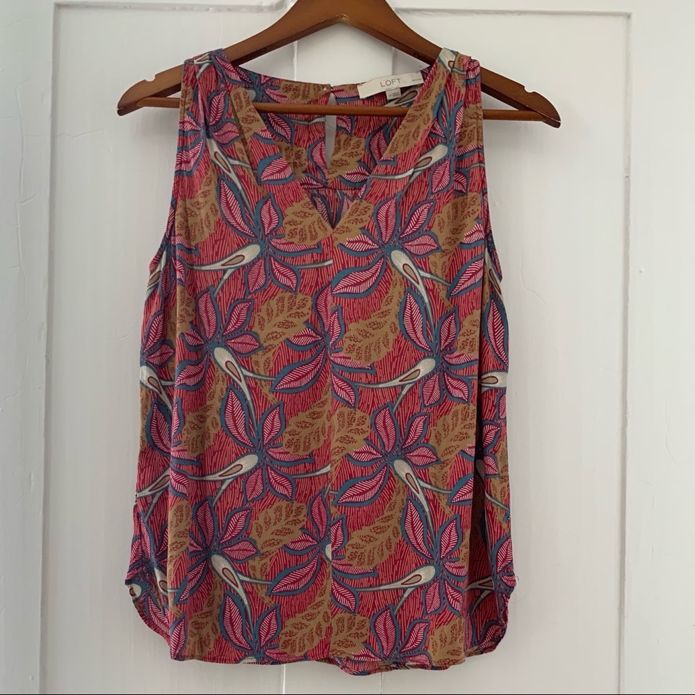 LOFT sleeveless blouse